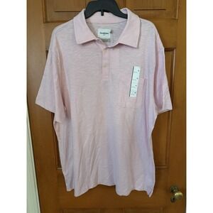Goodfellow & Co Men's Pink Short Sleeve Polo Shirt Size XL NWT